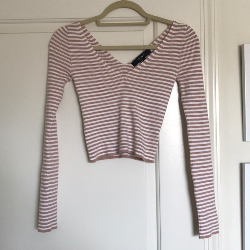 Ribbed Crop Sweater
